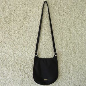 Nine West Women's Sling Bag Black Magnetic Closure Inside Zipper Pocket‎